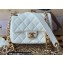Chanel Lambskin Mini Flap Bag AS3109 White 2022