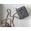Chanel Caviar Leather Mini Vanity Case with Chain Bag 81186 Gray 2022
