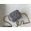 Chanel Caviar Leather Mini Vanity Case with Chain Bag 81186 Gray 2022