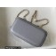 Chanel Caviar Leather Small Vanity Case with Chain Bag 81187 Gray 2022