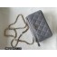 Chanel Caviar Leather Small Vanity Case with Chain Bag 81187 Gray 2022