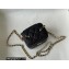 Chanel Caviar Leather Mini Vanity Case with Chain Bag 81186 Black 2022