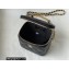 Chanel Caviar Leather Mini Vanity Case with Chain Bag 81186 Black 2022