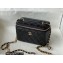 Chanel Caviar Leather Small Vanity Case with Chain Bag 81187 Black 2022