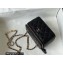 Chanel Caviar Leather Small Vanity Case with Chain Bag 81187 Black 2022