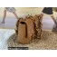 Chanel Lambskin Small Flap Bag AS3214 Brown 2022