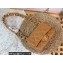 Chanel Lambskin Small Flap Bag AS3214 Brown 2022