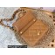 Chanel Lambskin Small Flap Bag AS3214 Brown 2022