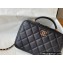 Chanel Caviar Leather Small Vanity Case with Chain Bag AS3168 Black 2022