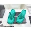 Alexander Wang Heel 10 Platform 6cm Taji FLIP FLOP Sandals In Lycra Turquoise Green 2022