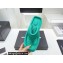 Alexander Wang Heel 10 Platform 6cm Taji FLIP FLOP Sandals In Lycra Turquoise Green 2022