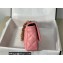 Chanel Lambskin Large Flap Bag AS3215 Coral Pink 2022