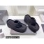 Alexander Wang Heel 10 Platform 6cm Taji FLIP FLOP Sandals In Lycra Black 2022