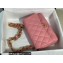 Chanel Lambskin Large Flap Bag AS3215 Coral Pink 2022