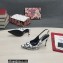 Dolce & Gabbana Heel 10.5cm leather Slingbacks Logo Print White 2022