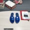 Dolce & Gabbana Iguana-print calfskin Slides Blue 2022