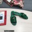 Dolce & Gabbana Iguana-print calfskin Slides Dark Green 2022