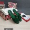 Dolce & Gabbana Iguana-print calfskin Slides Dark Green 2022