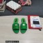 Dolce & Gabbana Iguana-print calfskin Slides Green 2022
