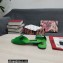 Dolce & Gabbana Iguana-print calfskin Slides Green 2022