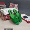 Dolce & Gabbana Iguana-print calfskin Slides Green 2022