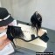 Jimmy Choo Heel Sandals with Fringe Detailing Suede Black 2022