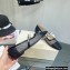 Jimmy Choo Ade Fishnet Mesh and Nappa Flats with Pearl-Embellished Strap Black 2022
