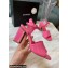 Chanel Heel 7.5cm Patent Leather Sandals Fuchsia 2022