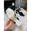 Chanel Heel 7.5cm Patent Leather Sandals Black 2022