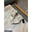 Chanel Heel 7.5cm Patent Leather Sandals White 2022