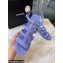 Chanel Heel 4.5cm Patent Leather Sandals Lilac 2022