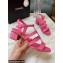 Chanel Heel 4.5cm Patent Leather Sandals Fuchsia 2022