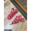 Chanel Heel 4.5cm Patent Leather Sandals Fuchsia 2022