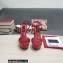 Dolce & Gabbana Heel 15cm platform 5cm sandals Patent Red 2022
