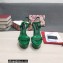 Dolce & Gabbana Heel 15cm platform 5cm sandals Patent Green 2022