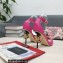 Dolce & Gabbana DG Logo Heel 10.5cm Chain sandals Fuchsia 2022