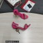 Dolce & Gabbana DG Logo Heel 10.5cm Chain sandals Fuchsia 2022