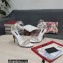 Dolce & Gabbana DG Logo Heel 10.5cm Chain sandals White 2022
