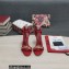 Dolce & Gabbana DG Logo Heel 10.5cm Chain sandals Red 2022