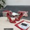 Dolce & Gabbana DG Logo Heel 10.5cm Chain sandals Red 2022