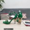 Dolce & Gabbana DG Logo Heel 10.5cm Chain sandals Green 2022
