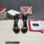 Dolce & Gabbana DG Logo Heel 10.5cm Chain sandals Black 2022