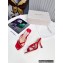 Jimmy Choo Heel 8.5cm Maelie PVC and Leather Thong Mules Red 2022
