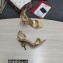 Dolce & Gabbana DG Logo Heel 10.5cm Chain sandals Metallic Gold 2022