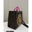 Fendi x Versace Sunshine Large Shopper Bag Fendace Printed FF Fabric 2022