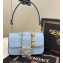 Fendi x Versace Fendace Brooch Mini Baguette Bag Light Blue 2022