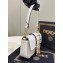 Fendi x Versace Fendace Brooch Mini Baguette Bag White 2022