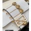 Fendi x Versace Fendace Brooch Mini Baguette Bag White 2022