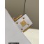 Fendi x Versace Fendace Brooch Mini Baguette Bag White 2022