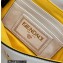Fendi x Versace Fendace Brooch Mini Baguette Bag White 2022